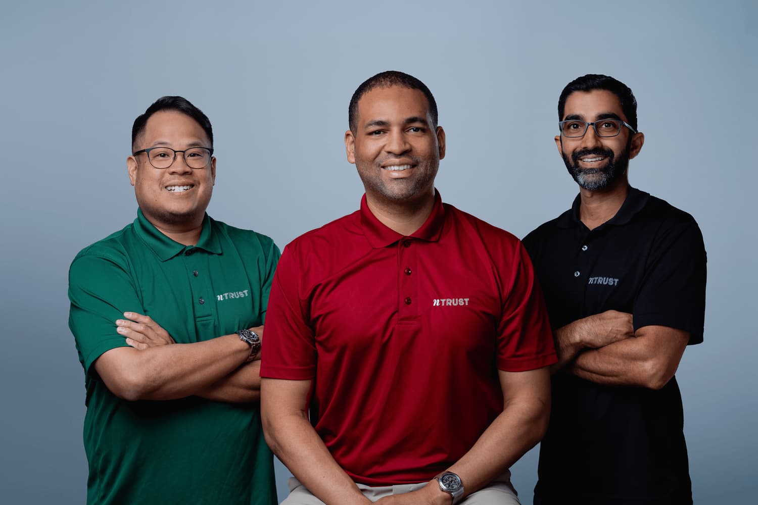 The three founders of nTrust Health Group